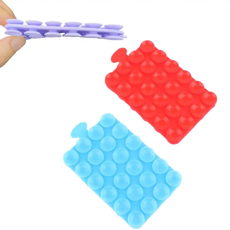 

1 шт. настенный противоскользящий и прочный держатель для мобильного телефона, новый многофункциональный силиконовый суперпрочный двусторонний держатель на присоске