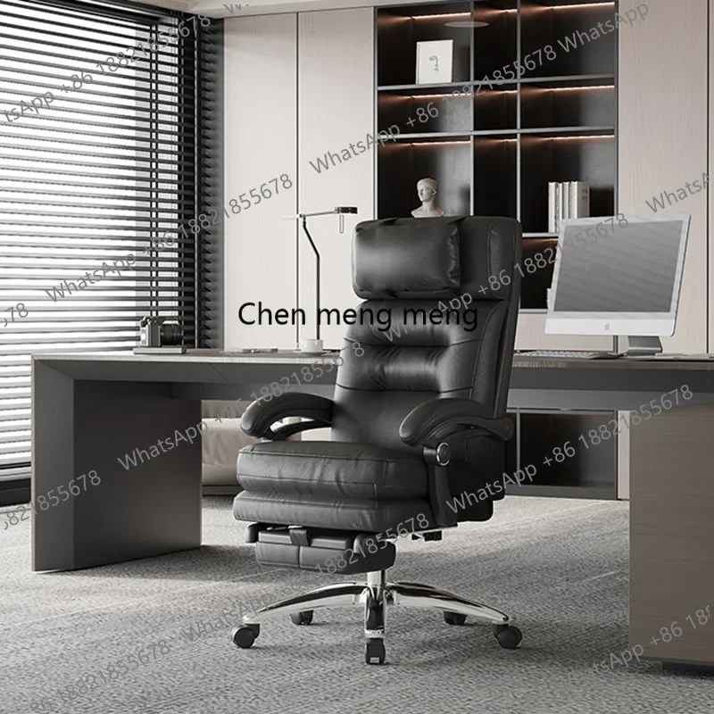 

Горячая распродажа: Черное офисное кресло с подлокотниками, представительское, для отдыха, стильное, удобное, для гостиной, современное, Sillon Escritorio Oficina F