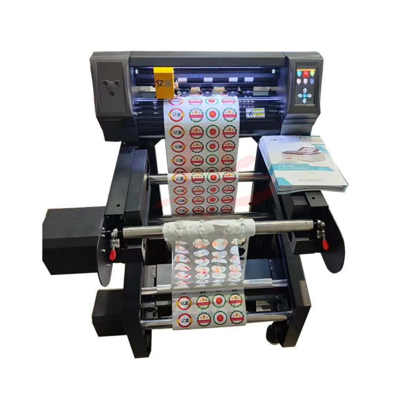 JDJ330 Roll To Roll Die Cutting Machine Automatic Upgraded Servo Motor Cutting Plotter USB Flash High Precision Steel Cutter