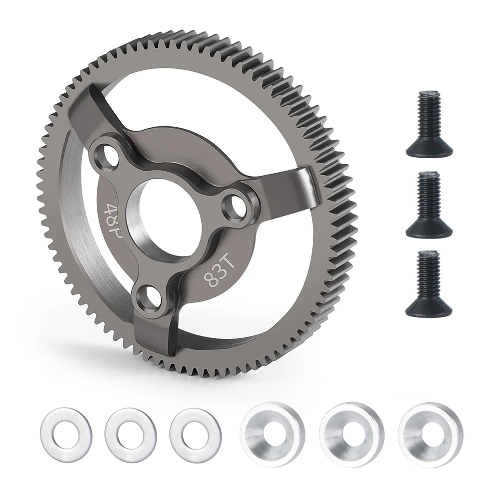 YEAHRUN Upgrade Metal Front Rear Suspension Bearing Steering Rob 48P Spur Gear Hinge-pin for Slash 2WD Short Course 1/10 RC Car