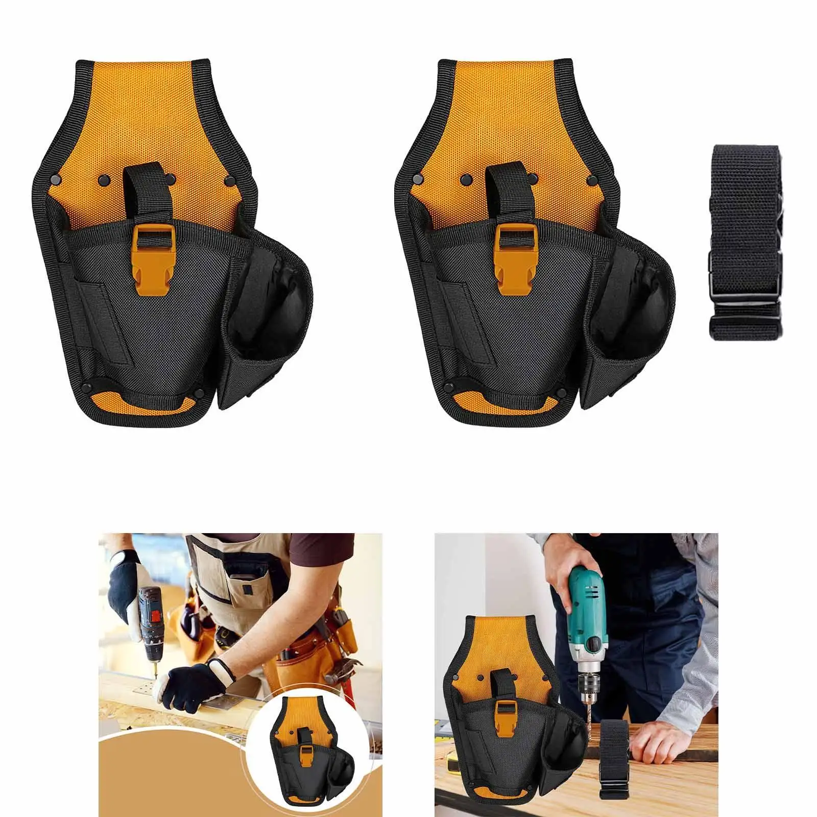 กระเป๋าเครื่องมือเอวกระเป๋าสว่านไฟฟ้าสำหรับช่างสวนซ่อมบำรุงประแจ