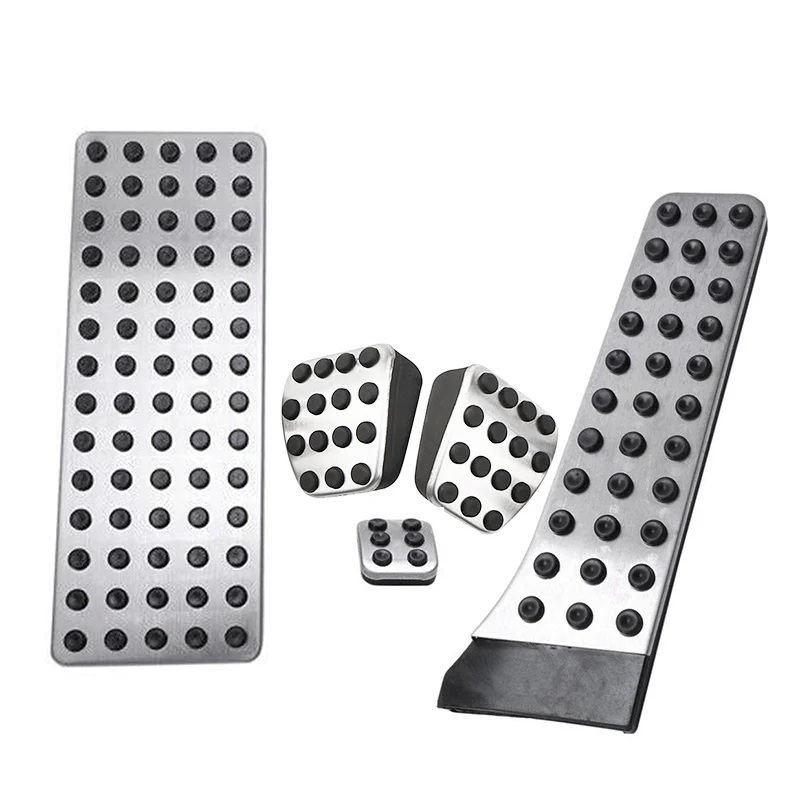 Stainless Steel Car Pedals Accelerator Brake Footrest Pad for Mercedes Benz C E S GLK SLK CLS SL-Class W203 W204 W211 W212 W210