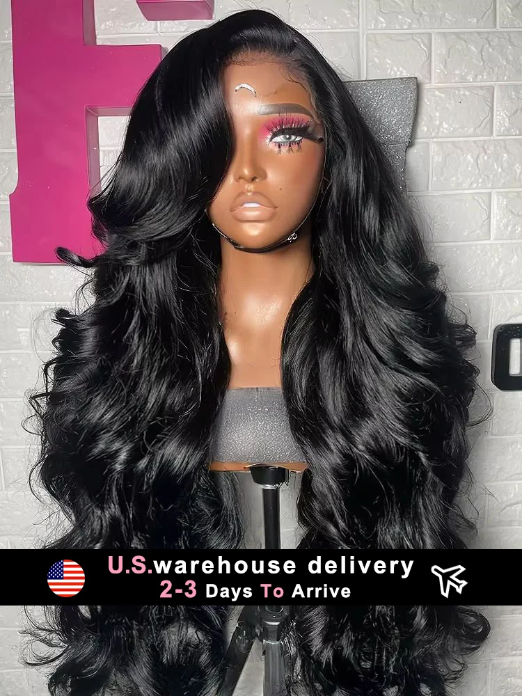 

30 40 Inch Body Wave Human Hair Wigs 13x6 HD Lace Frontal Wig Closure Wig 250 density Brazilian 100% Human Hair Wigs For Women