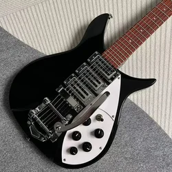 Rickenbacker 325 Electric Guitar, Tremolos System Bridge, Black Color, Rosewood Fretboard, 6 Strings Guitarra