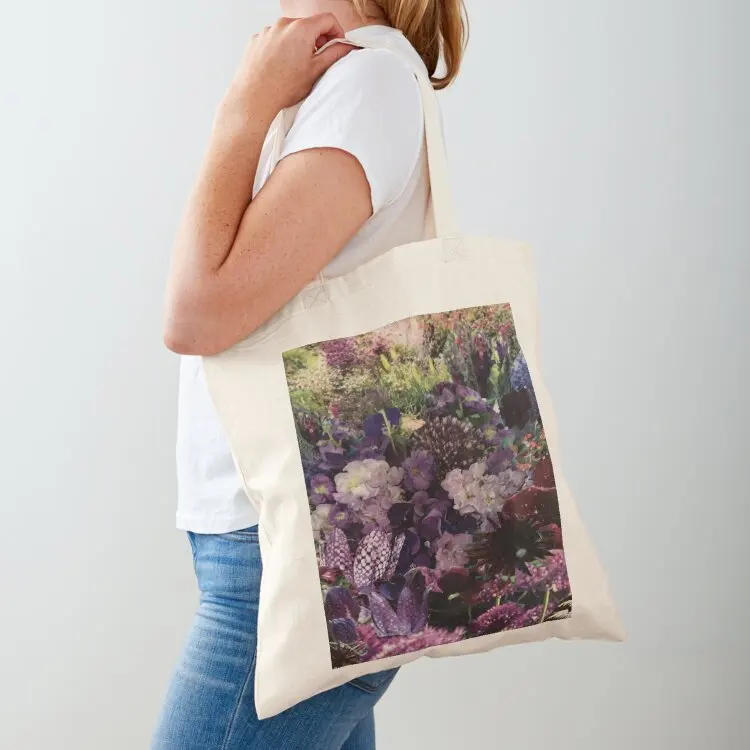 

Deep in the Garden Flower Collage Tote Bag personalized tote bag tote bag university Shopper bags aesthetic