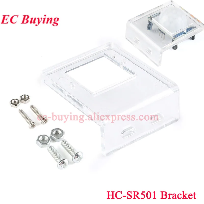 10Pcs/1pc HC-SR501 Adjust IR Pyroelectric Infrared PIR Human Motion Sensor Detector Module for Arduino Raspberry Pi Kits Case