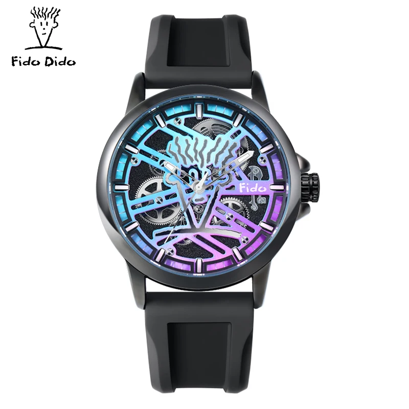 FIDO DIDO Qixi Kid Classic Creative Fashion Hollow Couple Watches Trend Versatile Leisure Sports Watch Model FD2322-937