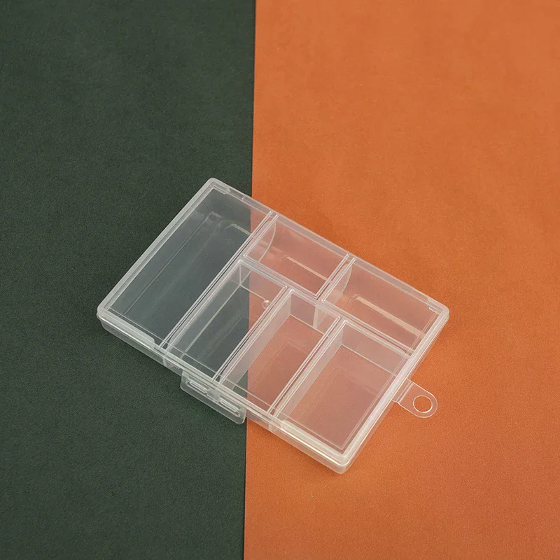 6 Slots Jewelry Tool Box Organizer Storage Beads Jewelry Box Fashion Plastic Packaging Gift Earring Ring Box For Jewerly