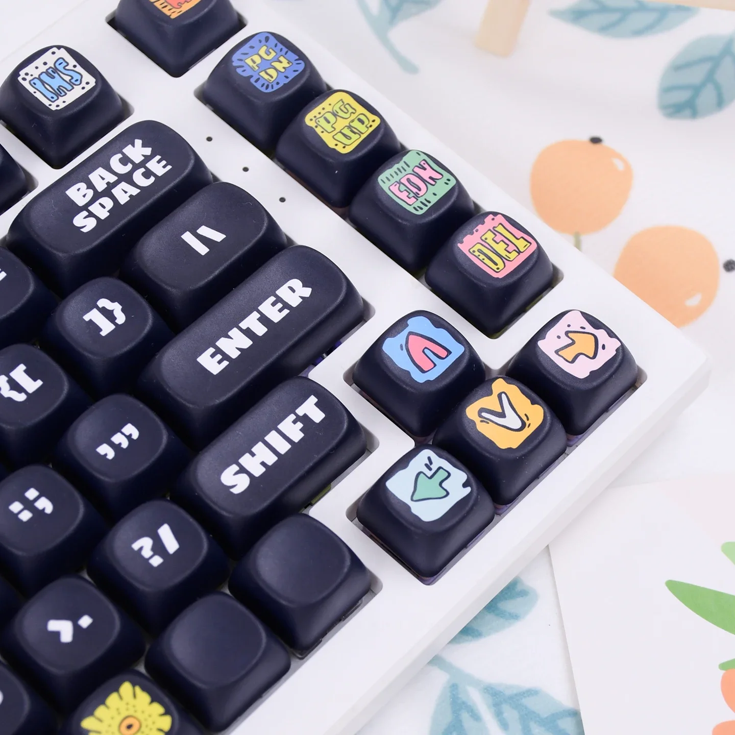 

Original graffiti keycap PBT material MOA height adaptation ATK68/wooting60he/75/87/98 keycap