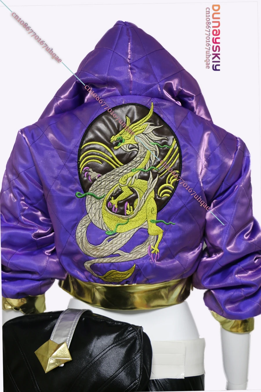 KDA Akali Cosplay Costume GAME LOL KDA Akali Cosplay Costume Women Outfit Purple Coat Pants Gloves Bag 2025 Halloween Uniforms