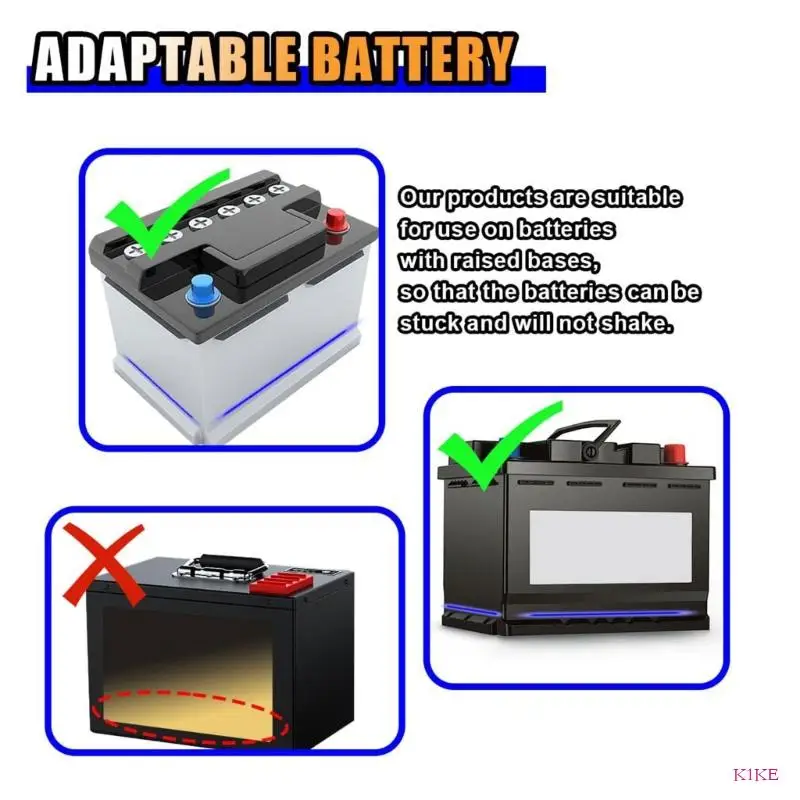 K1KE BASE CLAMP بطارية الصمود لأسفل قوس 14005061 بطارية ركوب السيارة. #1