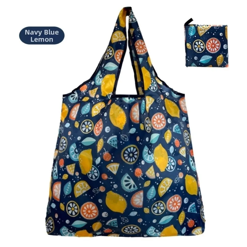 Large Size Folding Shopping Bag Washable Cloth Heavy Duty Reusable Shopping Bag Lightweight Portable Bag for Everyday Use