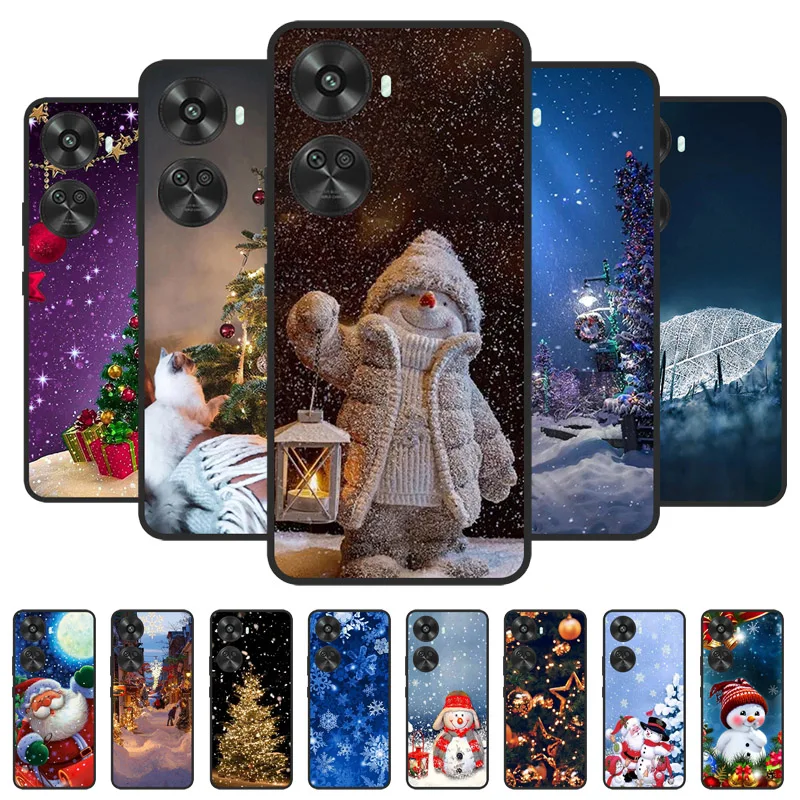 Christmas Silicone Soft Case for Huawei nova 12 11 10 SE 12S 12 Pro 11i Cover Bumper for Huawei Nova 11i 10 Pro Funda Coque