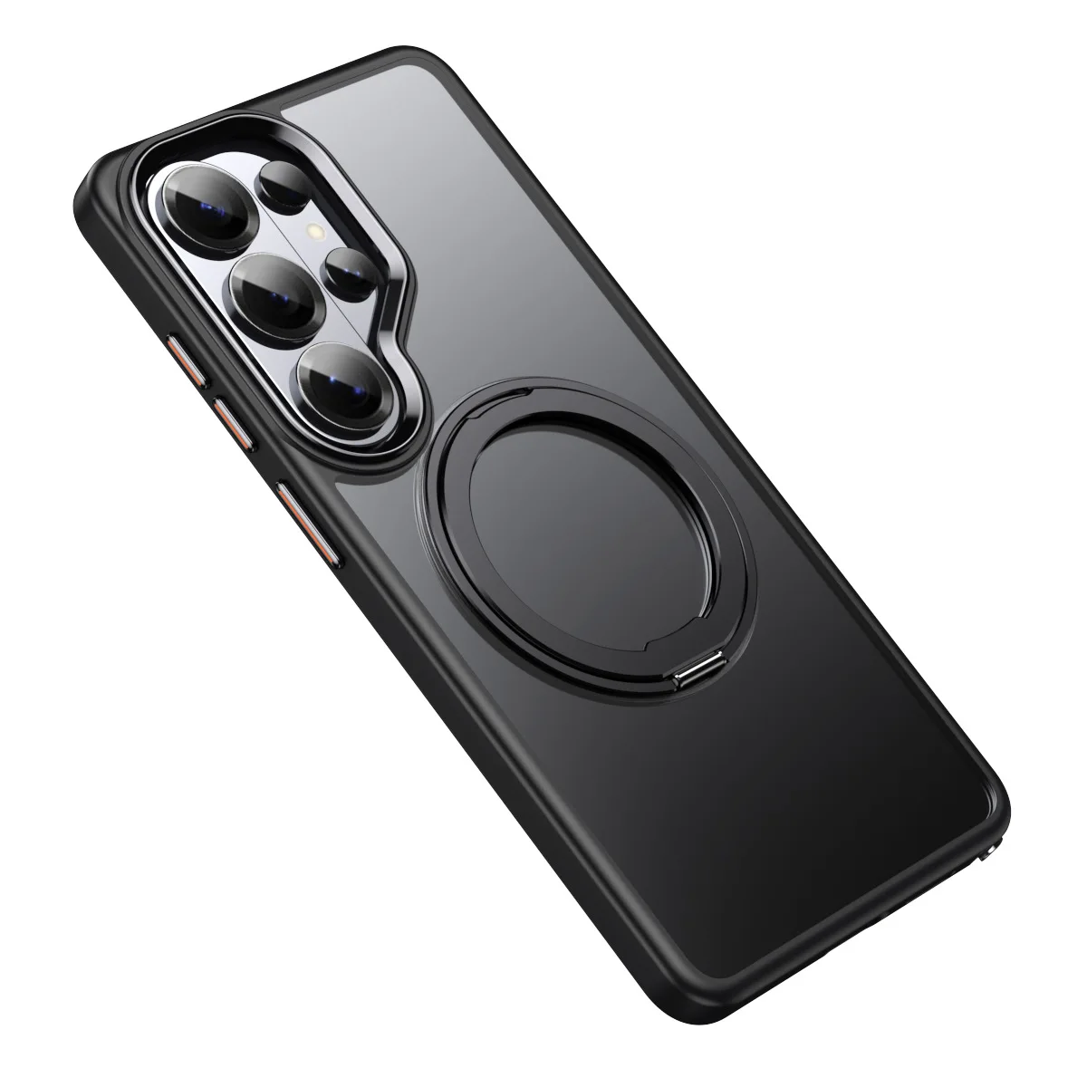

For Samsung Galaxy S25/S25 Plus/S25 Ultra Magnetic Case with 360° Rotatable Ring Stand, Military Drop Tested Shockproof Cover
