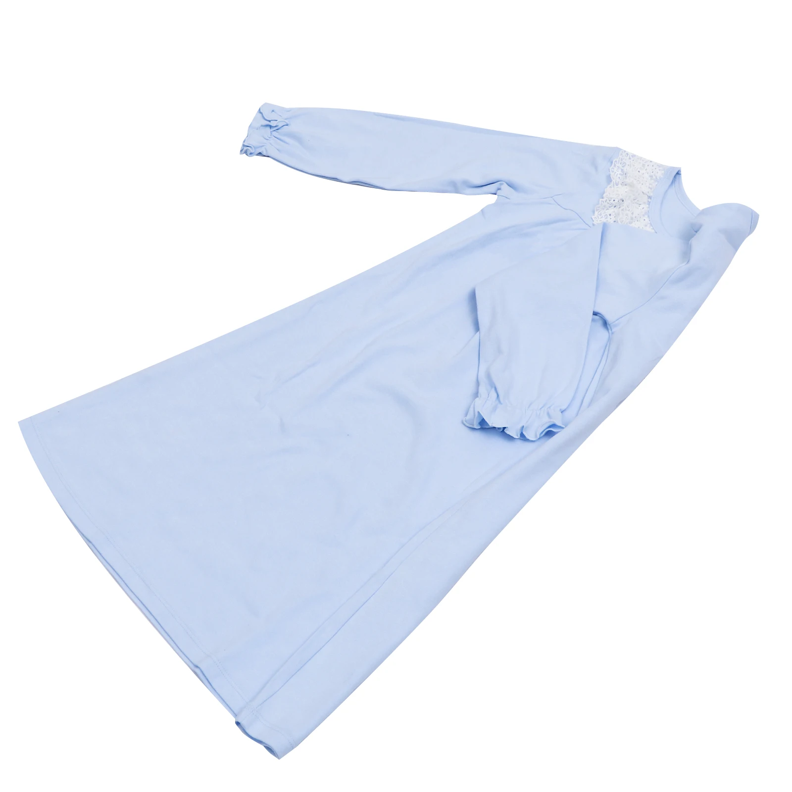 

Kids Nightdress Sleepwear Cotton Lace Comfortable Kids Sleeping Children Nightdress Clothes Elegant Nightgown Easy Clean