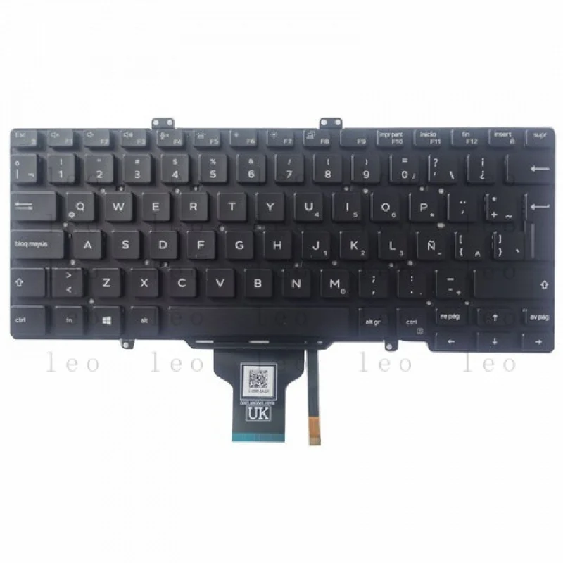 

TT Latin Spanish Keyboard FOR Dell Latitude 5400 5401 5410 5411 7400 7410 Backlit