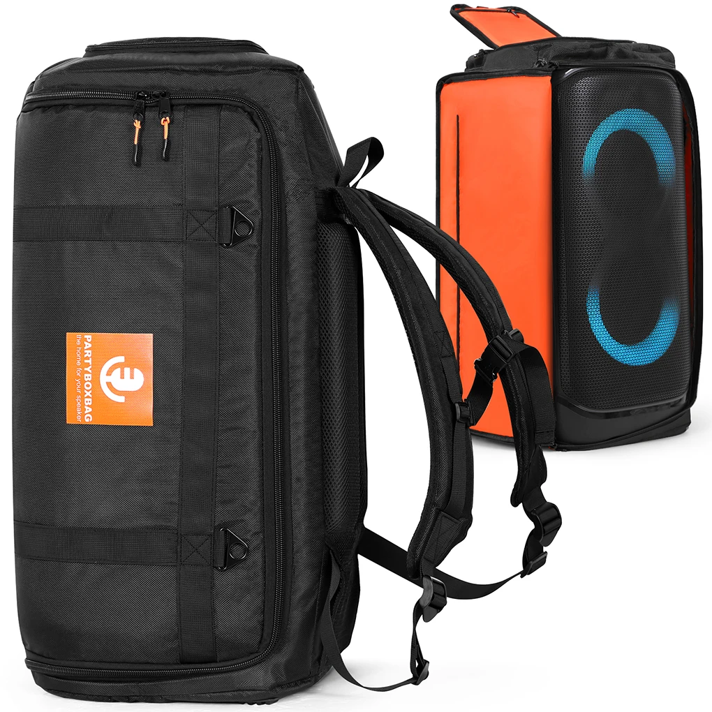 For JBL Partybox Stage 320 BT Speaker Bag Travel Case Protective Speaker Carrying Case Portable Speaker Carry Tote Bag Backpack