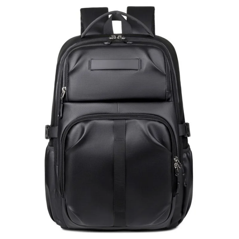 

PU Leather Business Backpack For Men Large Capacity Travel Hiking Men's Bagpack College Student School Bag For Teenager Boys