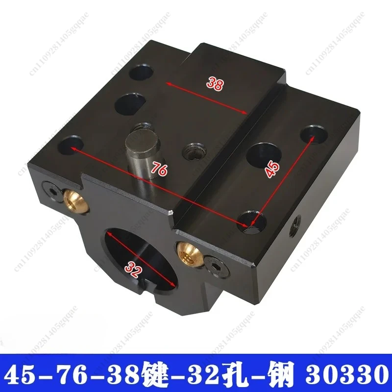 QT100 QT200 CNC-Drehmaschine Miniatur-Revolver-Werkzeughalter Blockturm Bohr- und Exzenter-Werkzeughalter mit Wasserablass – Detail 3