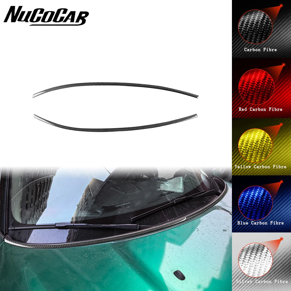 For Mini Cooper F60 Countryman 2017-2023 Carbon Fiber Bonnet front windscreen panel Car Accessories Exterior Decorative Stickers
