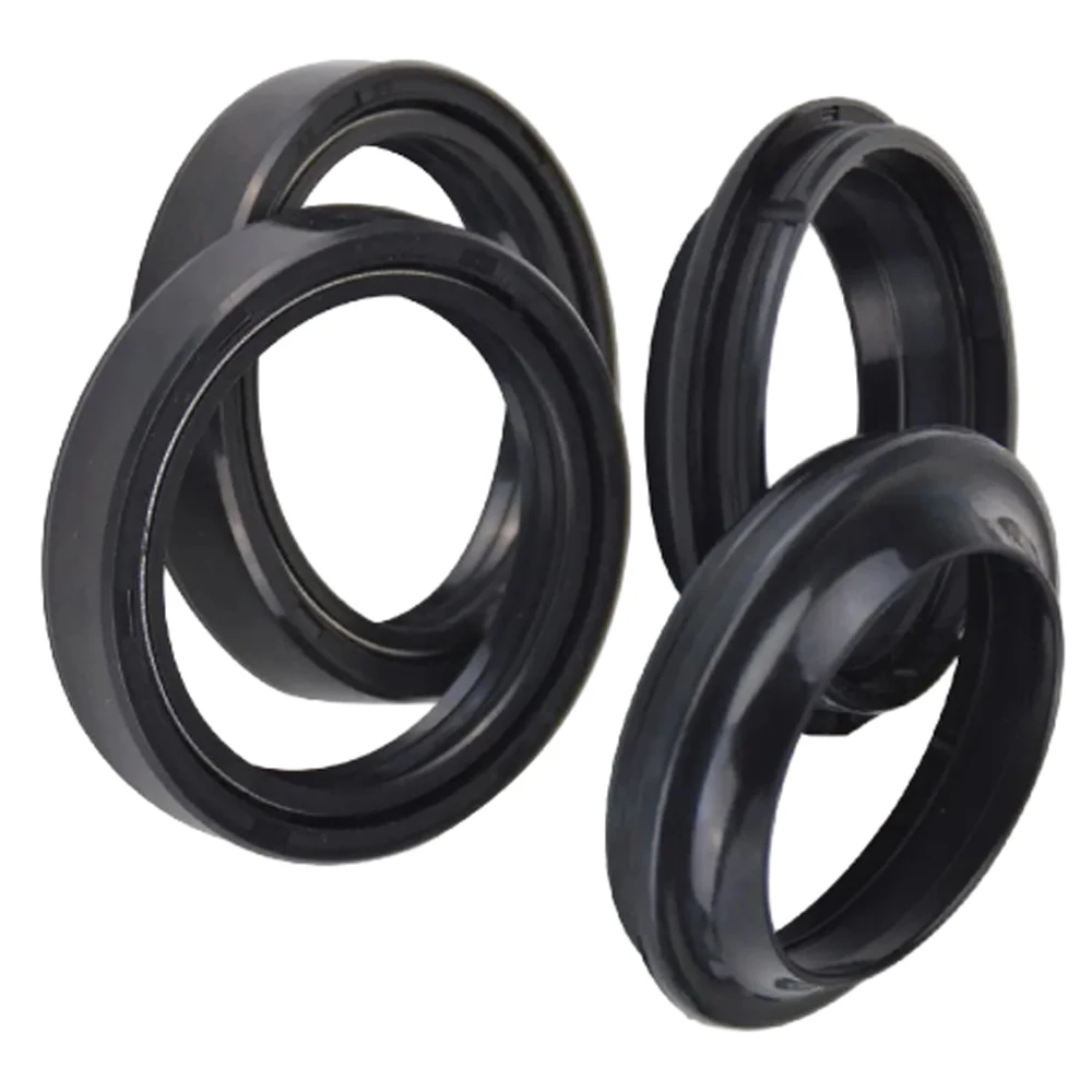 4pcs Front Fork Oil Seal & Dust Cover 45x57x11MM for Honda CR125R CR250R  CR500R CBR600RR CTX1300 FMX650 CRF1000L ST1300 GL1800