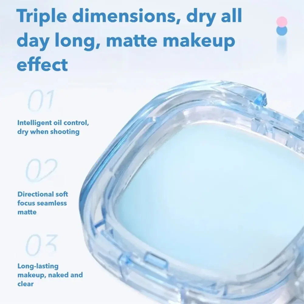 แป้งพัฟฟ์บัฟฟิ่ง&คอร์เรคท์ แป้งพัฟฟ์เนื้อแมทเพิร์ลเซนต์ แต่งหน้าแบบแห้งและเปียก แพนเค้ก กันน้ำ กันเหงื่อ ชุดแป้งแต่งหน้า
