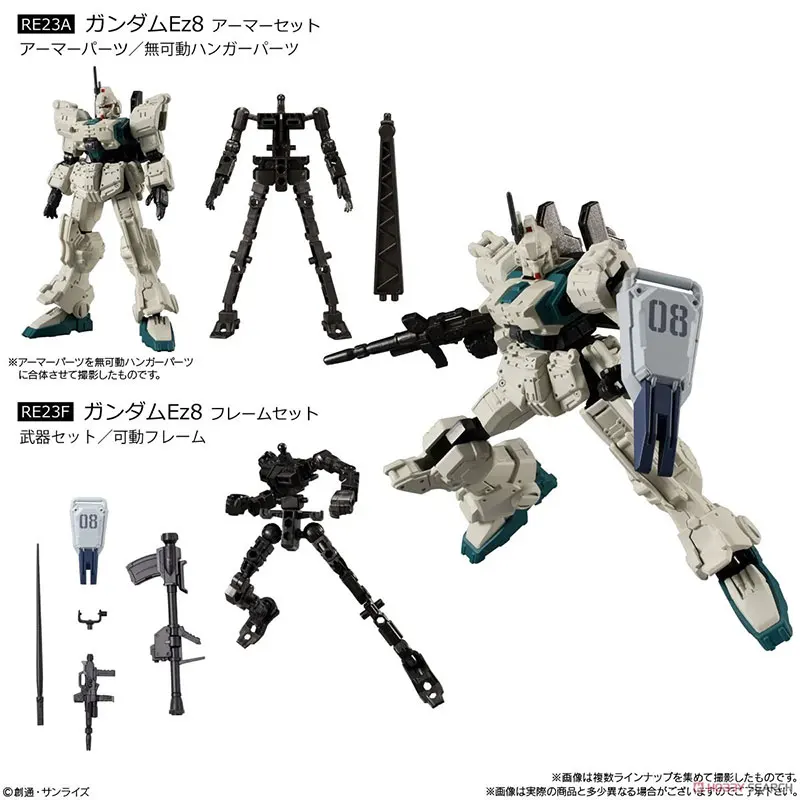Figura coleccionable premium RX-79(G) Ez8 Gundam Kit con sistema de armadura modular para fanáticos de adultos