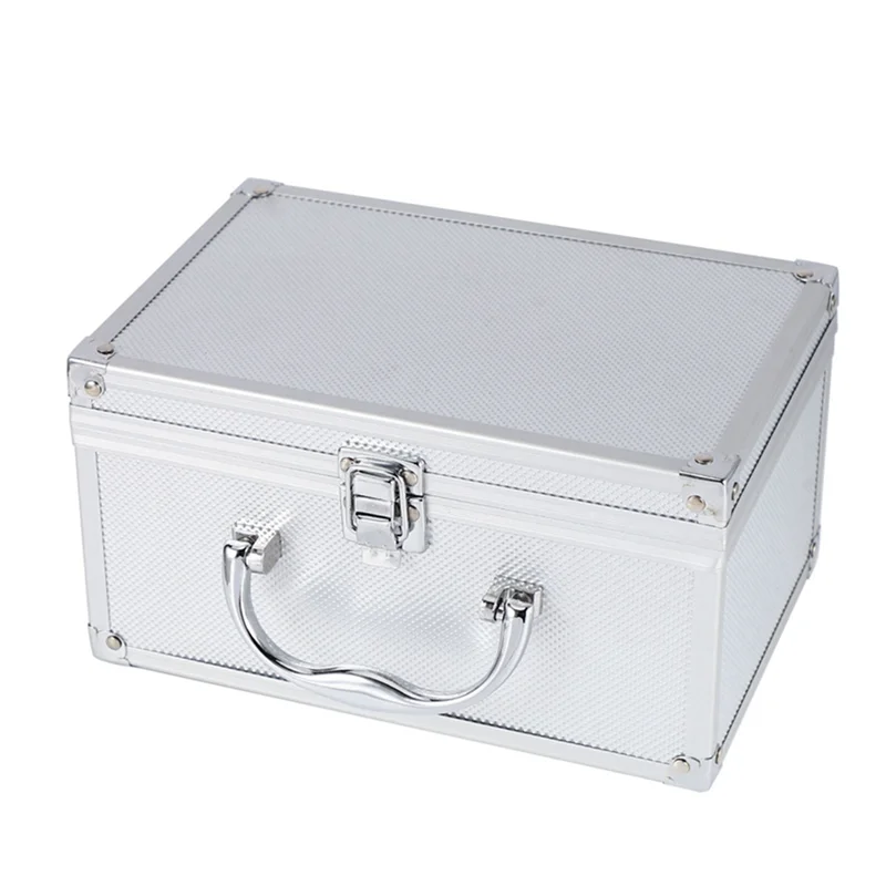 AB08-3X Aluminum Alloy Tool Box Portable Safety Equipment Instrument Case Display Case 230X150x125mm
