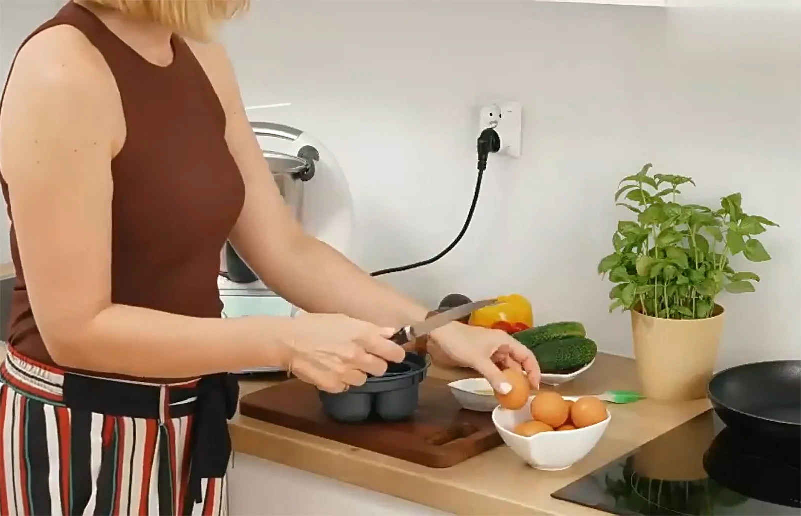 Egg Steam for Monsieur Cuisine Connect & Smart for Thermomix TM6 TM5 TM31 Egg Cooking Shape Maker