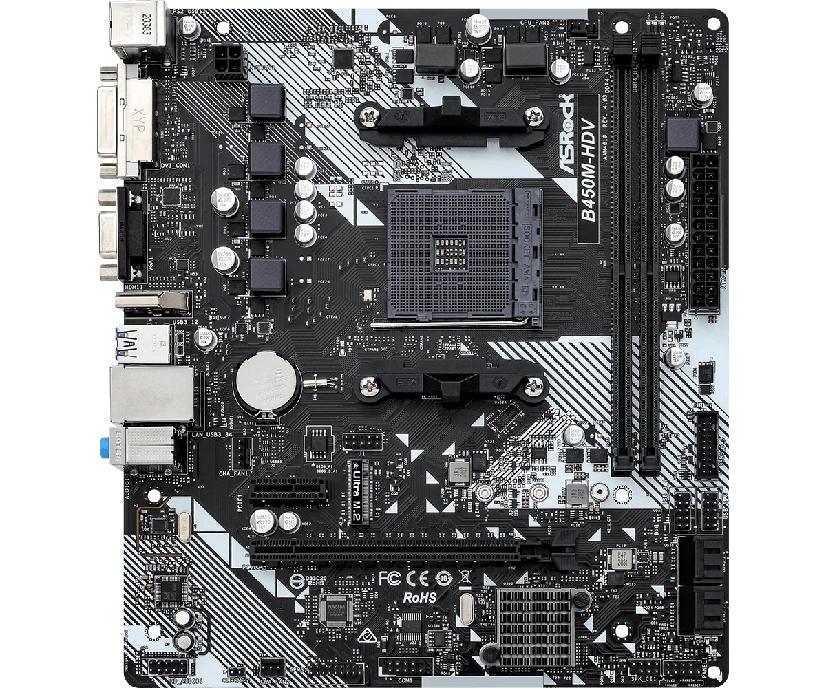 Placa base AMD B450 ASROCK B45 - Amd Cpu Ryzen 9 reseña y precio