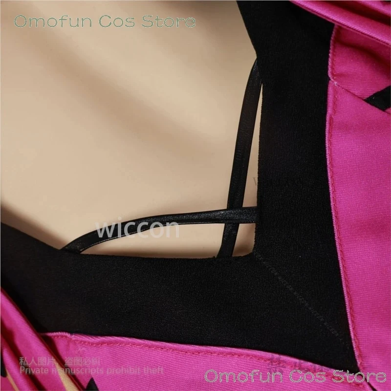 

v;7,e\6'2025 Anime Game Wuthering Waves Cosplay Carlotta Montelli Costume Clothes Wigs For Girls Women Halloween Party Ch;3,p\5/