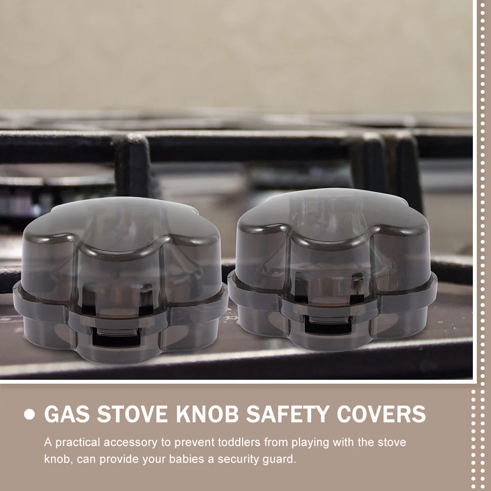

6 шт., чехол для ручки газовой плиты, прочный защитный кожух, прозрачная ручка духовки, защитный чехол для горелки с защитой от детей