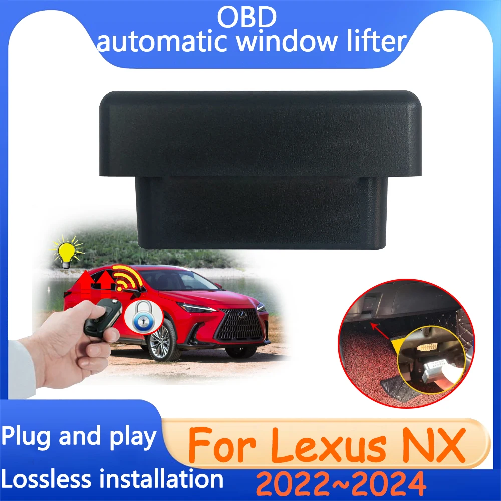 

For Lexus NX 300h 350h 2022 2023 2024 Accessories OBD Automatic Window Lifter Car Modification Device Driving Lock Auto Tuning