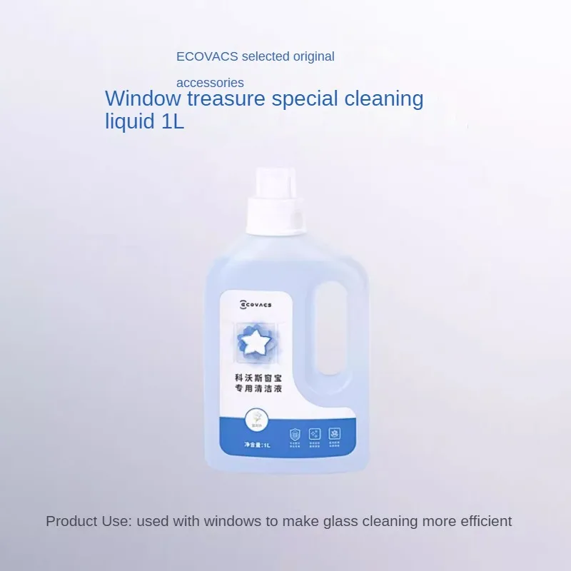 ECOVACS Original Cleaning Liquid Window Treasure Cleaning Liquid 1L Suitable for All Window Treasure Models