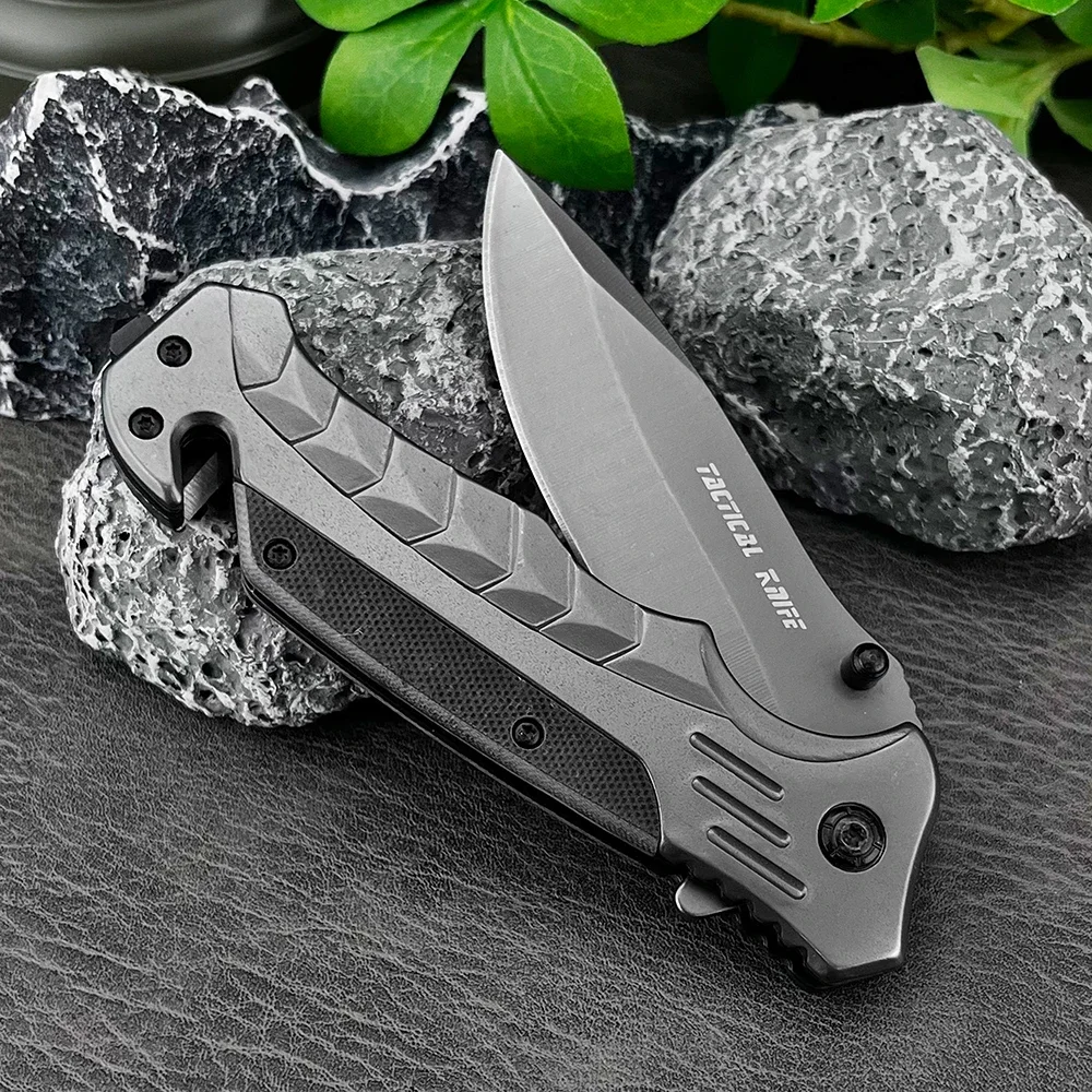 

Нержавеющая сталь 5Cr13Mov Складной нож с полным лезвием Высокая твердость Тактический нож для выживания в дикой природе Мультиинструменты Карманный нож EDC