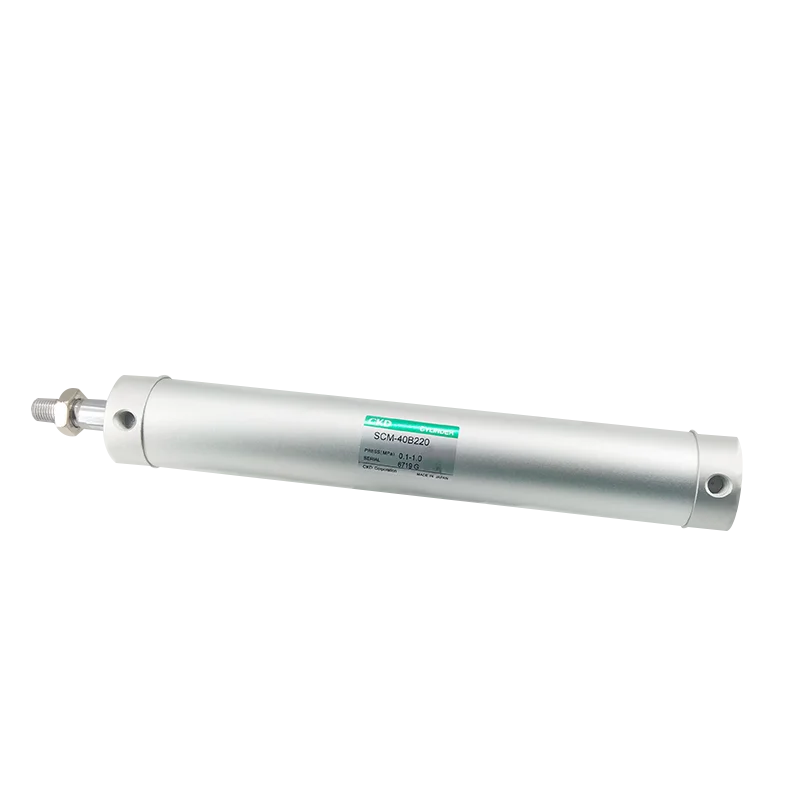Original CKD Circular Compact Cylinder Scm-00-20B-25-32-40-50-63-75-100-125-150-200