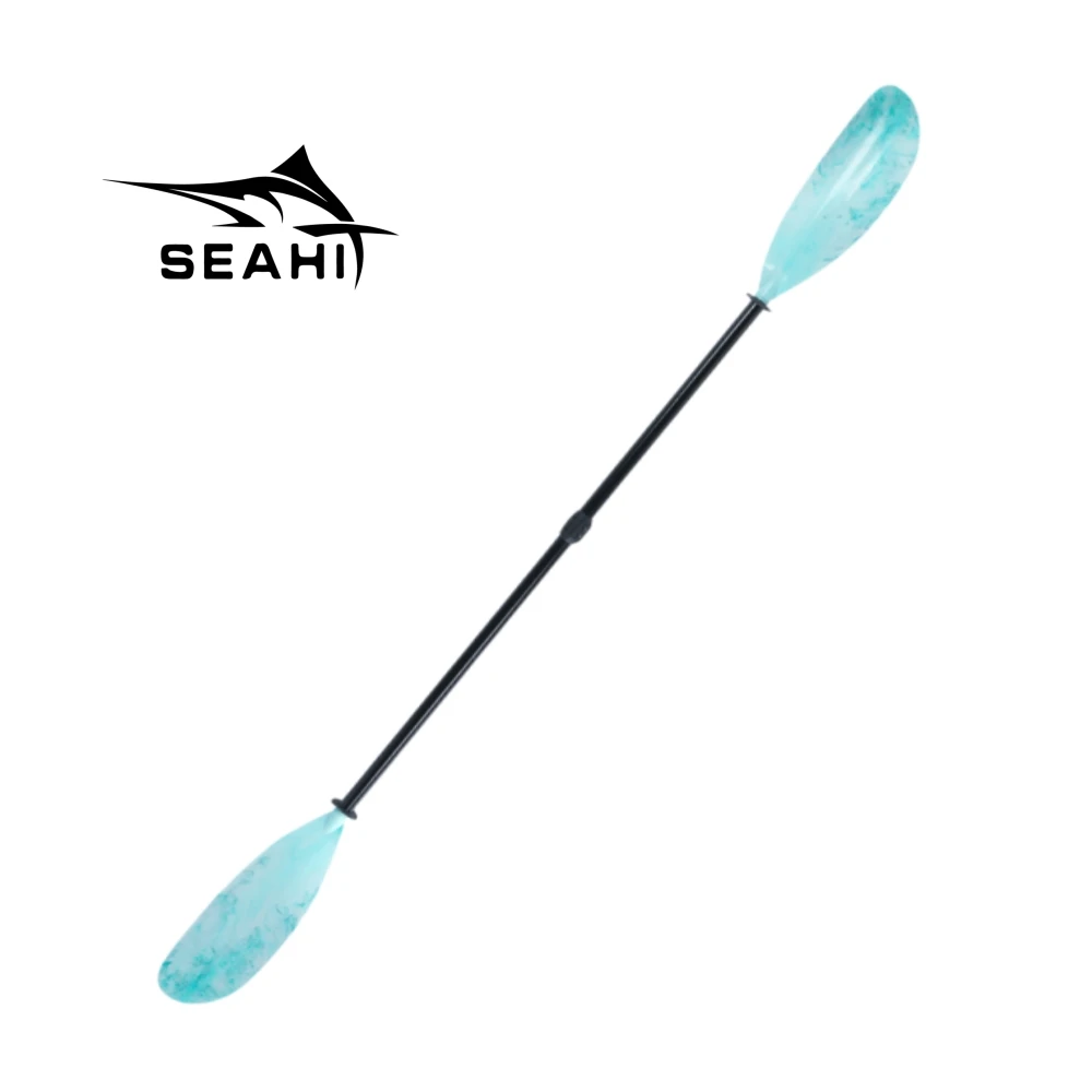 

New Kayak Paddle Colored PP Fiberglass Double Paddles OPP Glass Fiber Rod Kayak Surfboard Accessories Rowing Tools Boat Oars