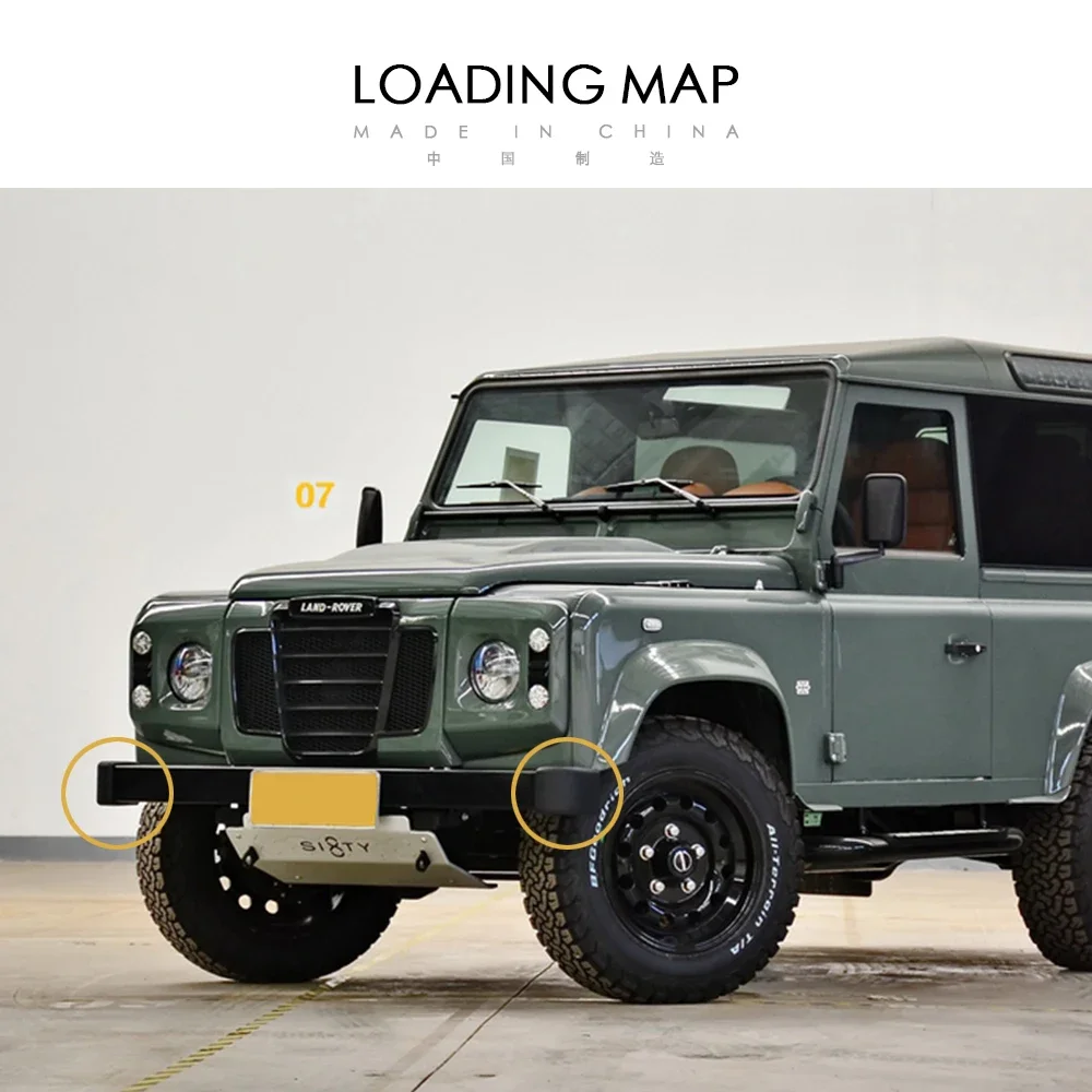 

for land rover defender front bumper RUBBER CAP 4x4 offroad sport car accessories body parts RUBBER CAP guard