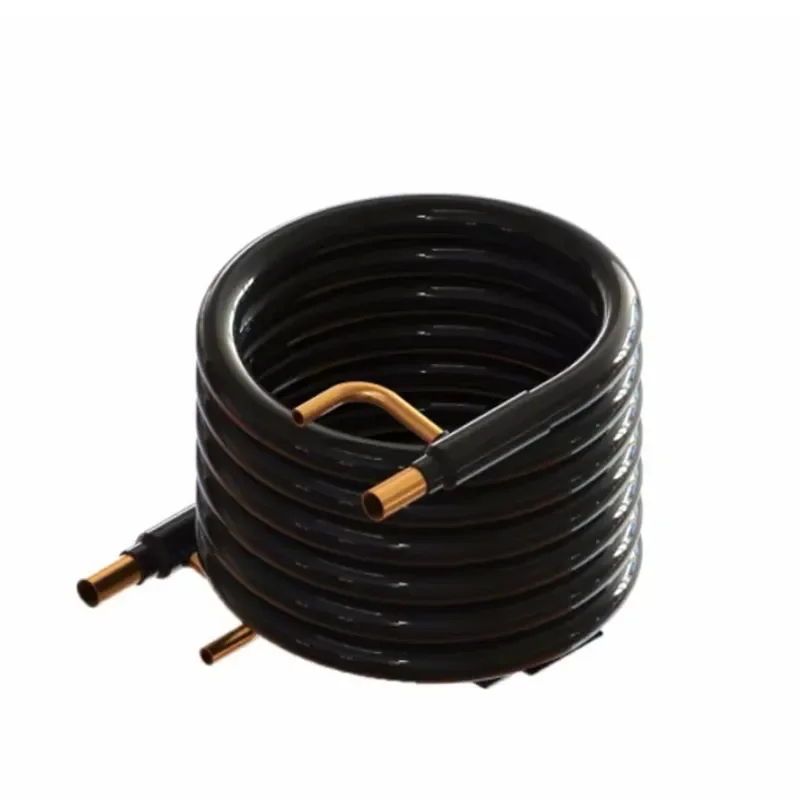Efficient Custom Copper Coaxial Coil Heat Exchanger for Chillers/Condensers/Evaporators view 4