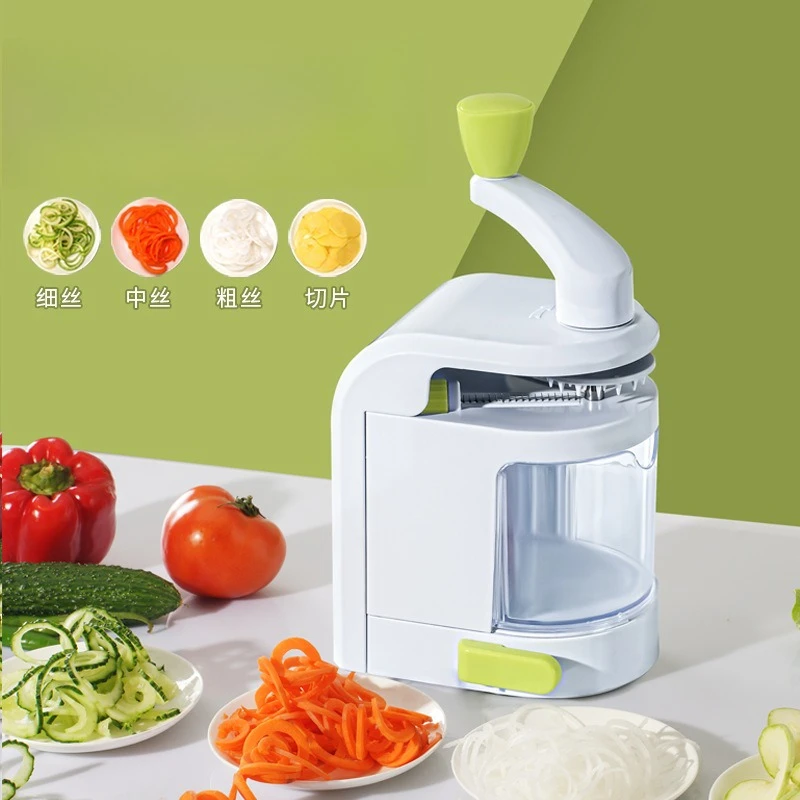 Multifunctional Manual Vegetable Cutter Handy Kitchen Slicer Grater Safe Non Slip Easy to Use