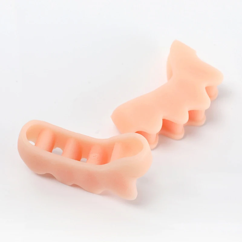 1Pairs Neue Schutz Zehen Separator Geeignet Weiche Gel Haarglätter Spacer Bahren Pflege Werkzeuge