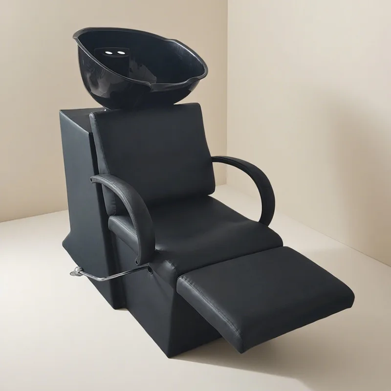Hairdressing shop Half-lying shampoo bed Short seated haircut Punch bed Barber shop