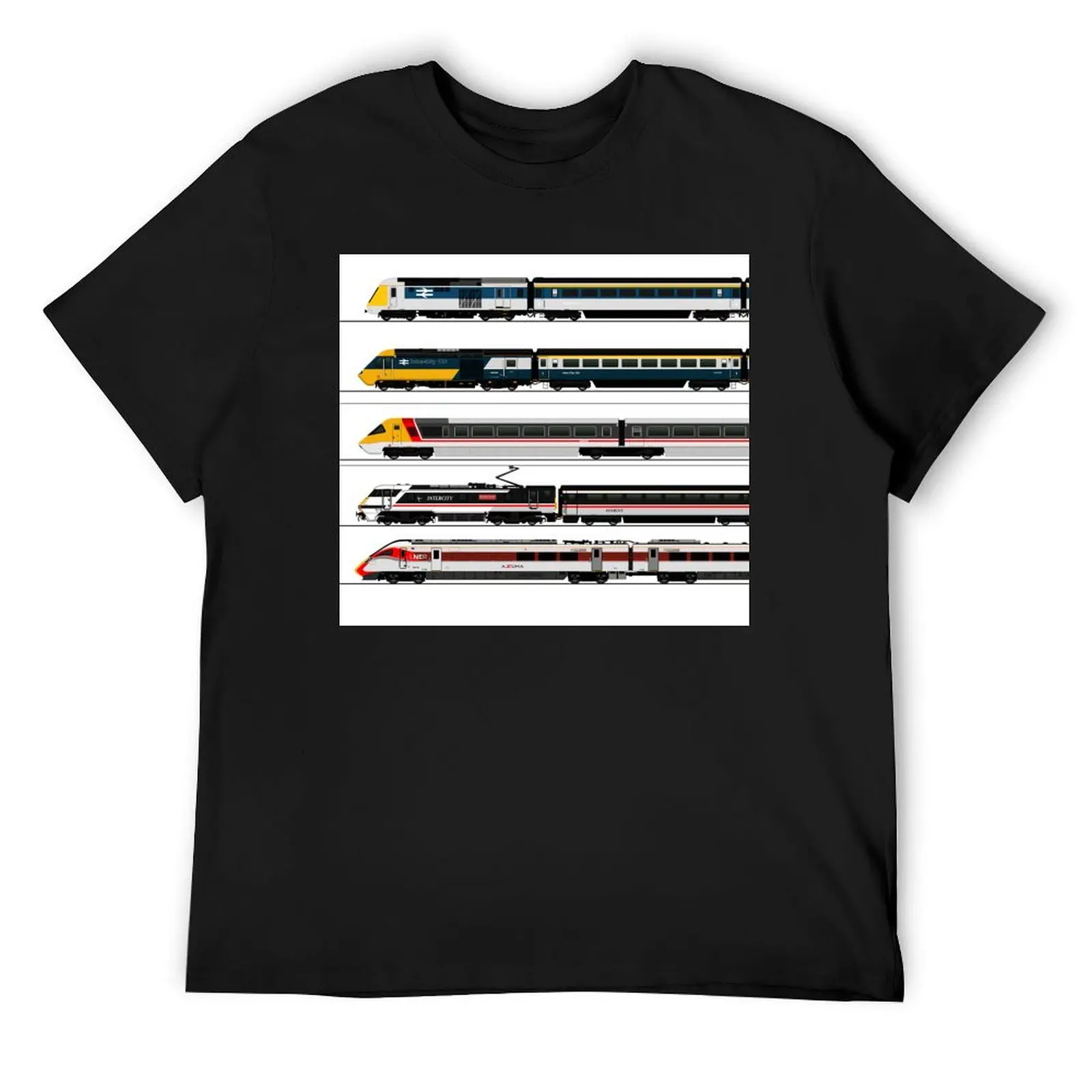 

BRITISH HIGH SPEED TRAINS T-Shirt boys animal print quick-drying plus sizes plain white t shirts men