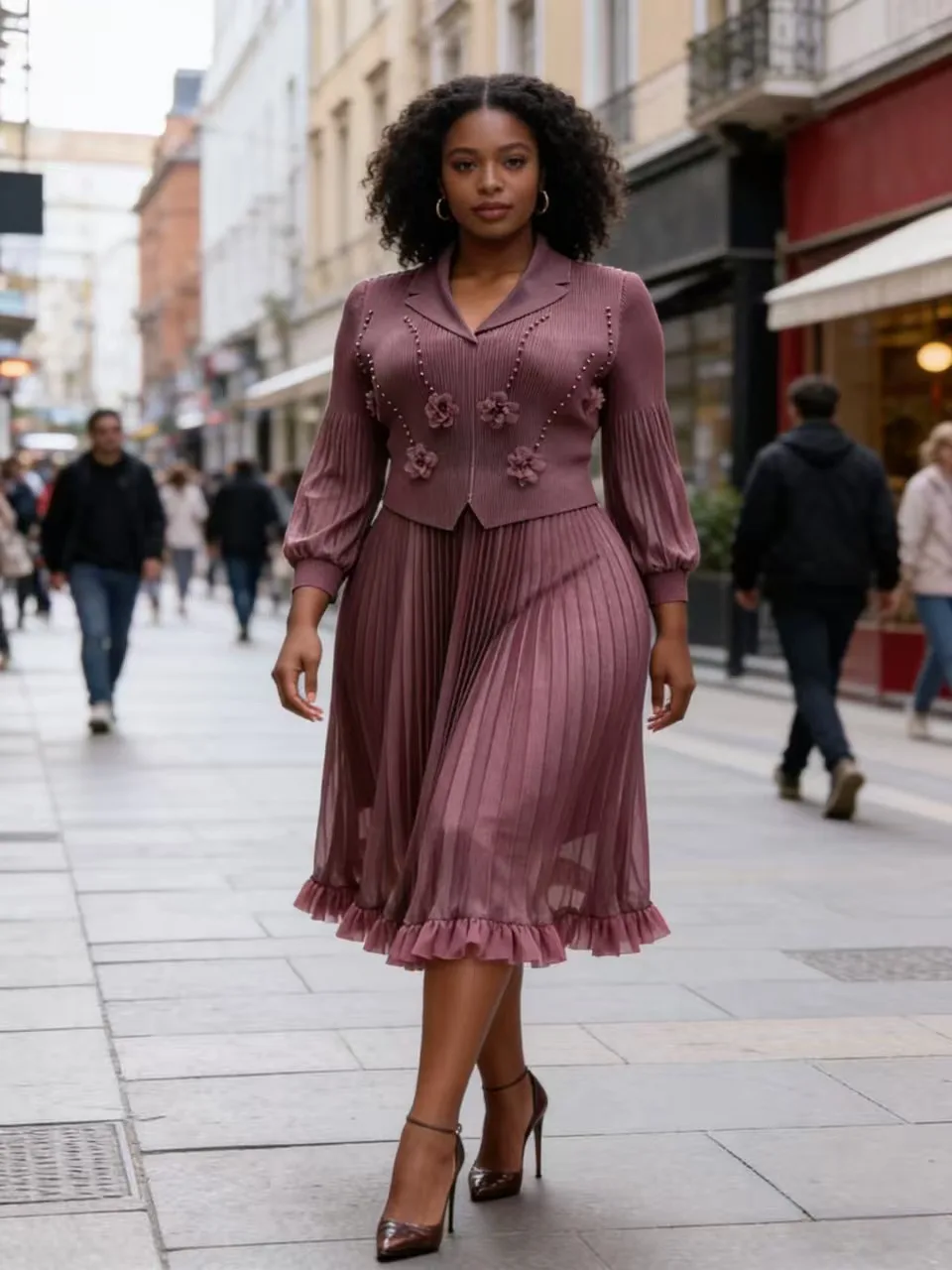 robe-ample-a-col-chale-miyake-robe-ample-a-plis-robe-elegante-pour-femmes-robe-a-paillettes-nouvelle-collection-hiver-2025