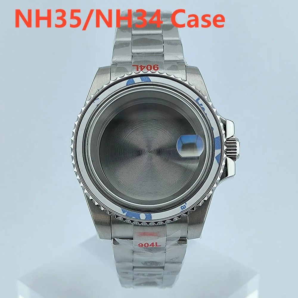 watch case N H34/N H35 case High quality automatic mechanical sapphire glass men watch for N H34/N H35 movement repair tool