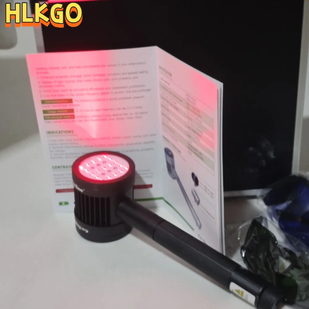 Red Light Therapy Device 1295mW 650nm 808nm, LLLT Low Level Laser for Joint Pain Relief in Shoulder Knee, for Human and Pets Use