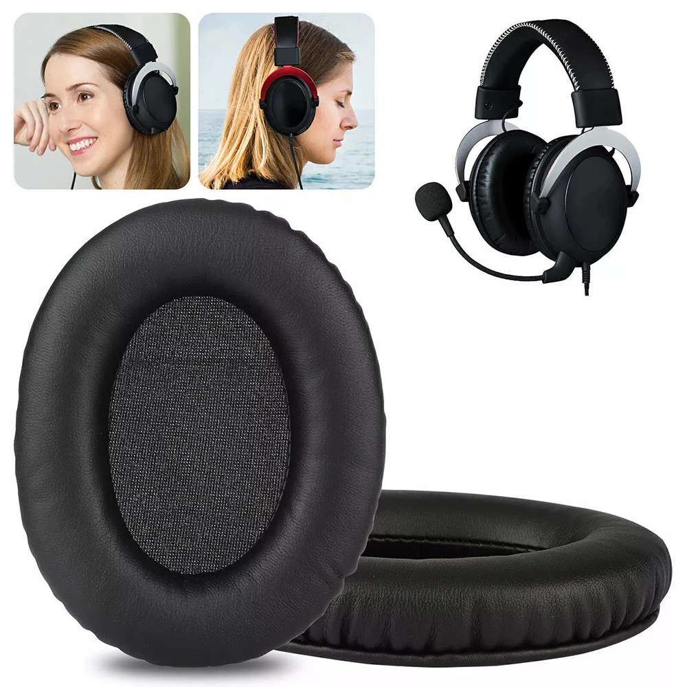 Replacement Ear Pads Cushions Headset Earpads Cover Cups Replacement Cushions Cover Earmuff For Sony KHX-HSCP HyperX Cloud II 2