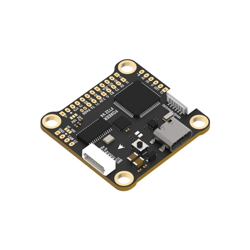 

Foxeer F722 V4 MPU6000 Flight Controller Barometer Dual BEC 16M Flash BlackBox 4-8S LIPO 30.5X30.5mm for FPV Freestyle Drones