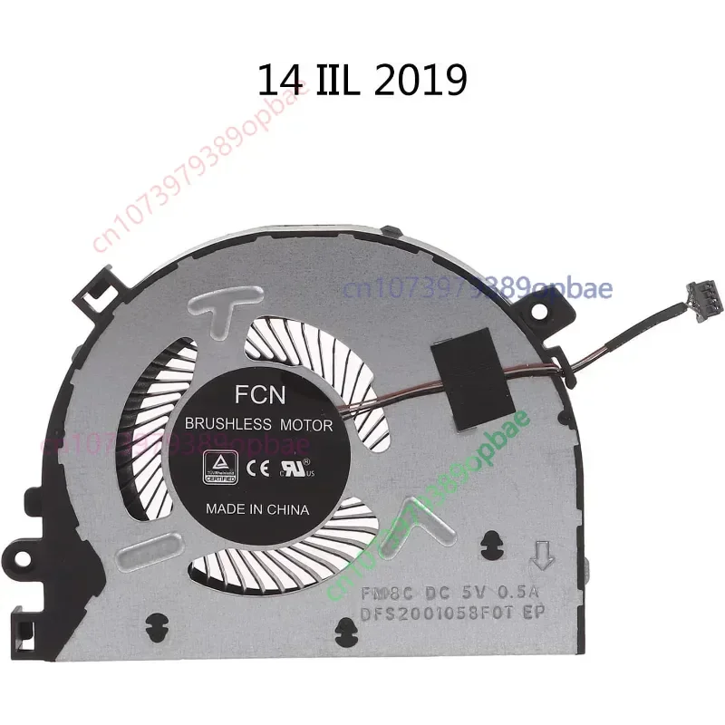 Compatible CPU Cooling Fan ND55C45 5V 0.50A 4Pin for Xiaoxin-14 2019-14IIL 2019 14API 2019 S340-14 S340-14IWL