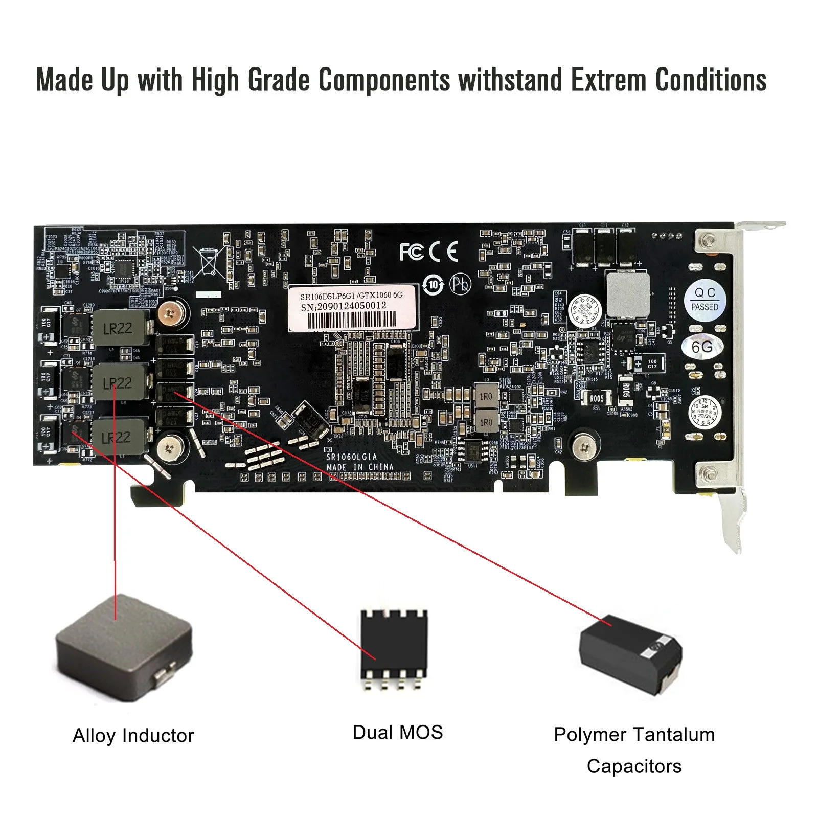 Imagem -04 - Songrey Geforce Gtx 1060 6gb Placa Gráfica de Baixo Perfil Gddr5 Pcie 3.0 X16 192 Bits Sff Gpu Hdmi Mais Porta dp